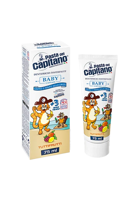 Pasta del Capitano dentifricio Tuttifrutti Baby +3 anni 75ml