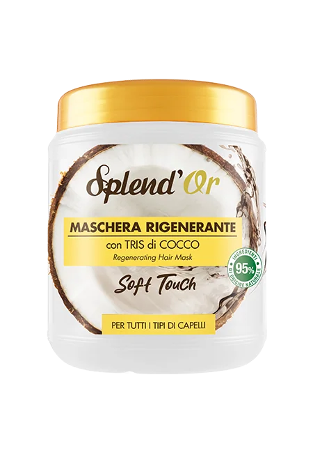 Splend’Or maschera capelli rigenerante con Tris di Cocco 1000ml