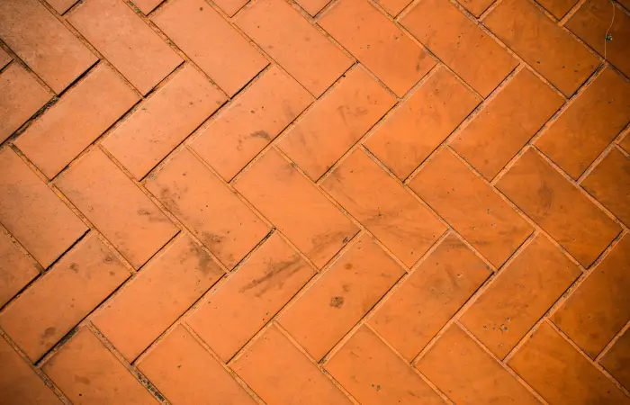 Un pavimento in cotto da esterno