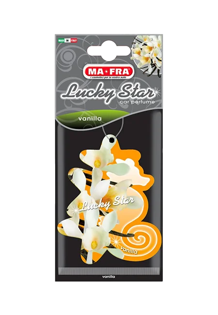 Ma-Fra Lucky Star profumatore auto Vanilla 1 pz
