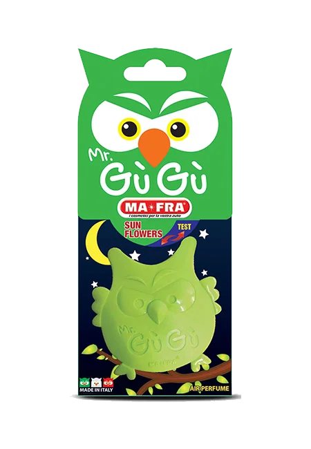 Ma-Fra Mr. GùGù profumatore auto Verde Sun Flowers 1 pz