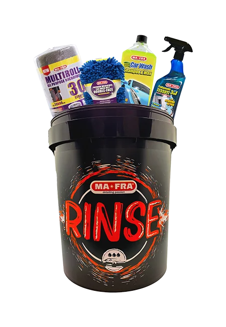 Ma-Fra Kit Rinse secchio lavaggio auto completo 1 pz