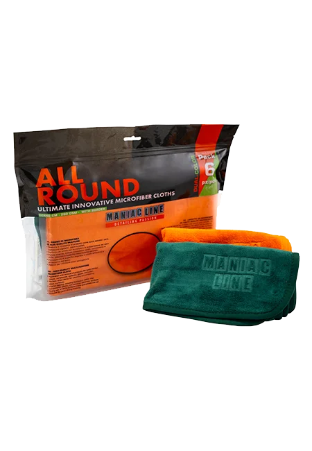 Maniac Line All Round panno microfibra bordato 6 pz