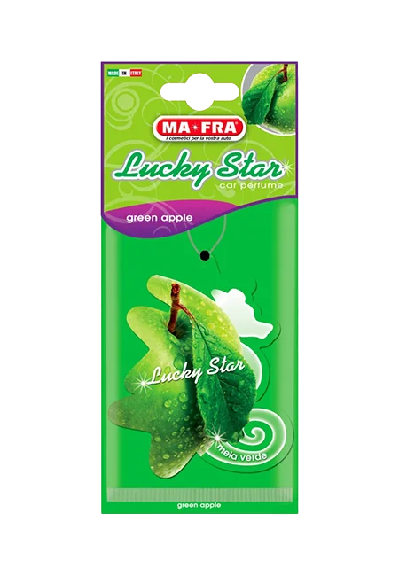 Ma-Fra Lucky Star profumatore auto Green Apple 1 pz