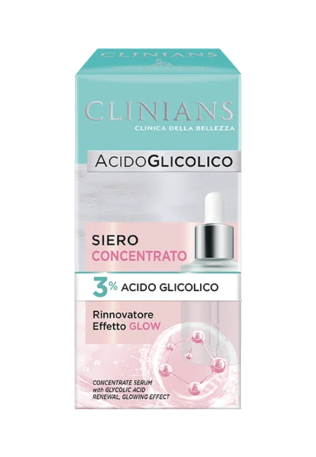 Clinians Acido Glicolico siero viso concentrato rinnovatore 30 ml